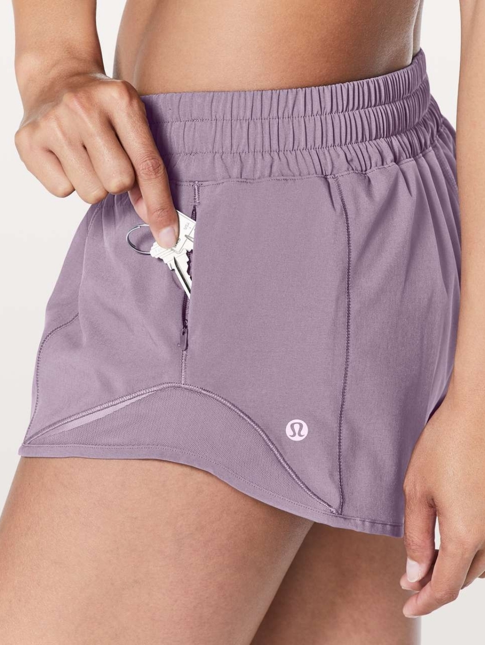 Lululemon Hotty Hot Short II *2.5"Smoked Mulberry